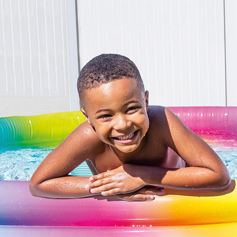 Piscina insuflável intex 3 aros multicolor 147x33 cm - 288 l