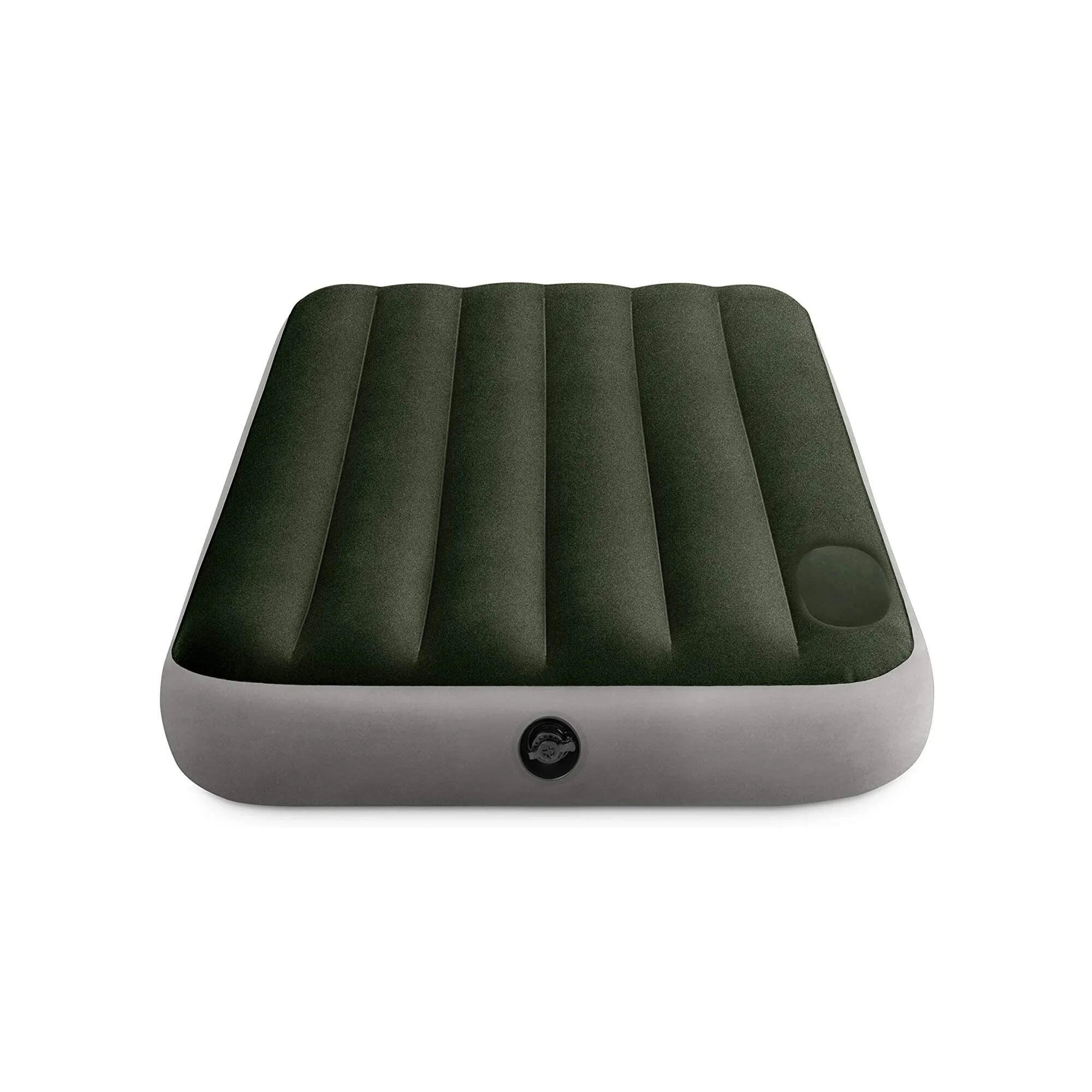 Materac dmuchany jednoosobowy z pompką 191x99x25 cm Intex 64761