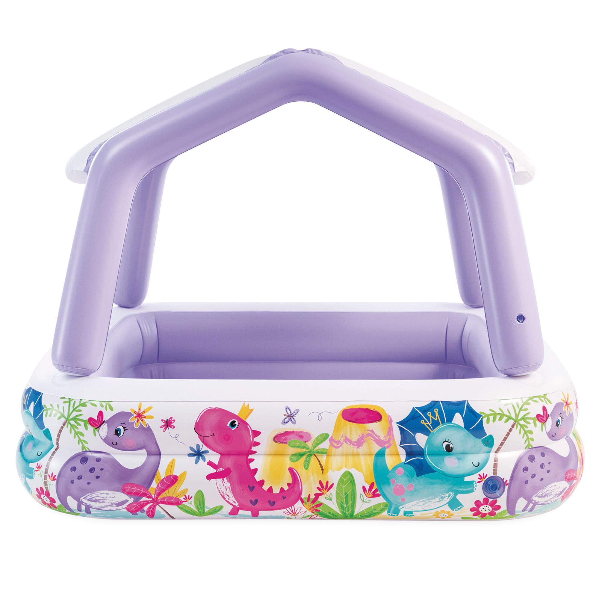 Piscina hinchable infantil INTEX con toldo extraíble - 157x157x122 cm - 295 l 5/5