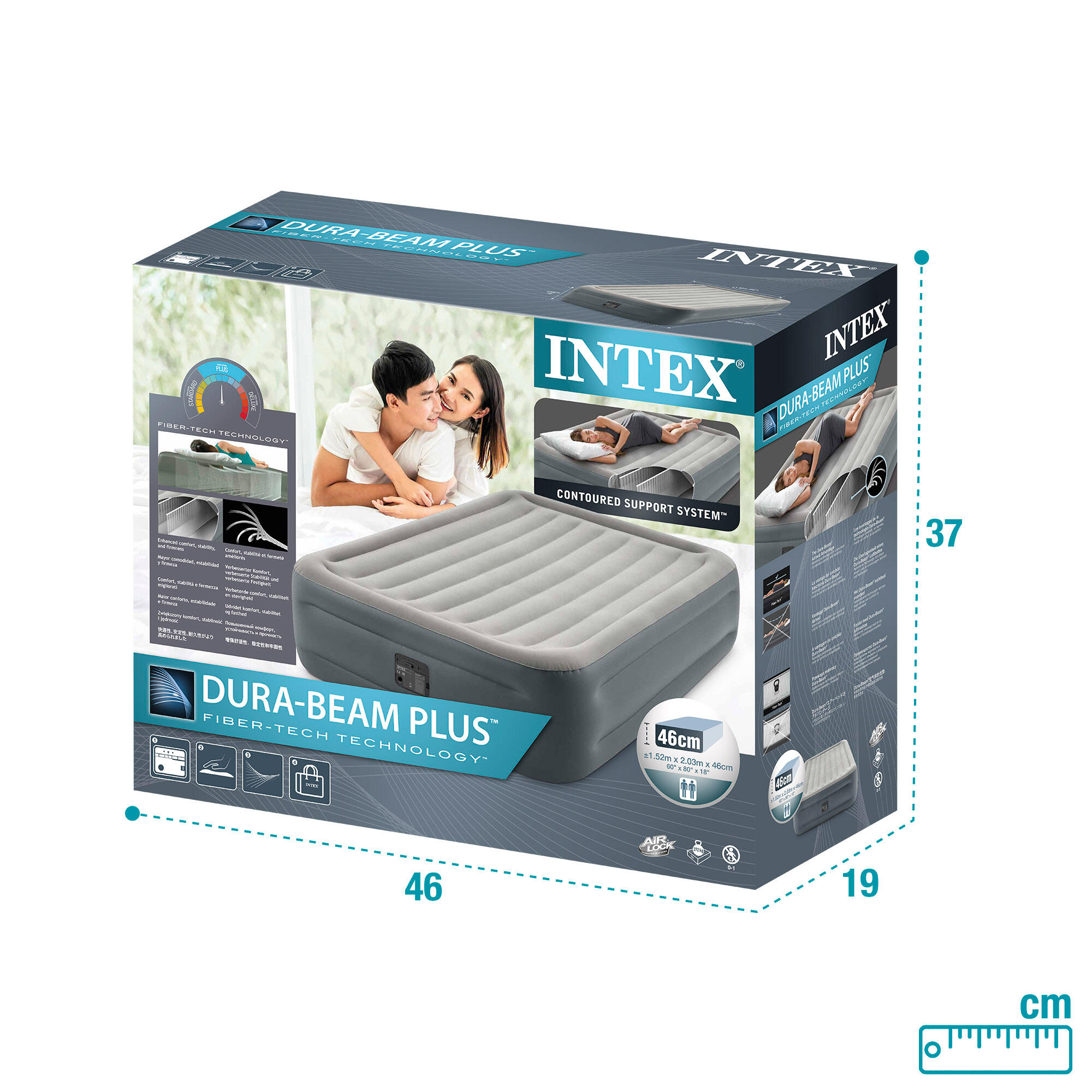 Cama de aire para 2 Essential Rest INTEX 152x203x46 cm 7/7