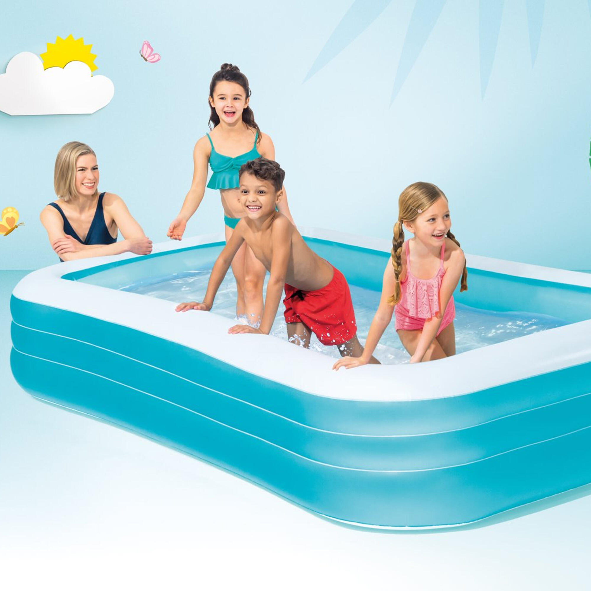 Piscina insuflável intex retangular 305x183x56 cm - 1.020 l. 2/7