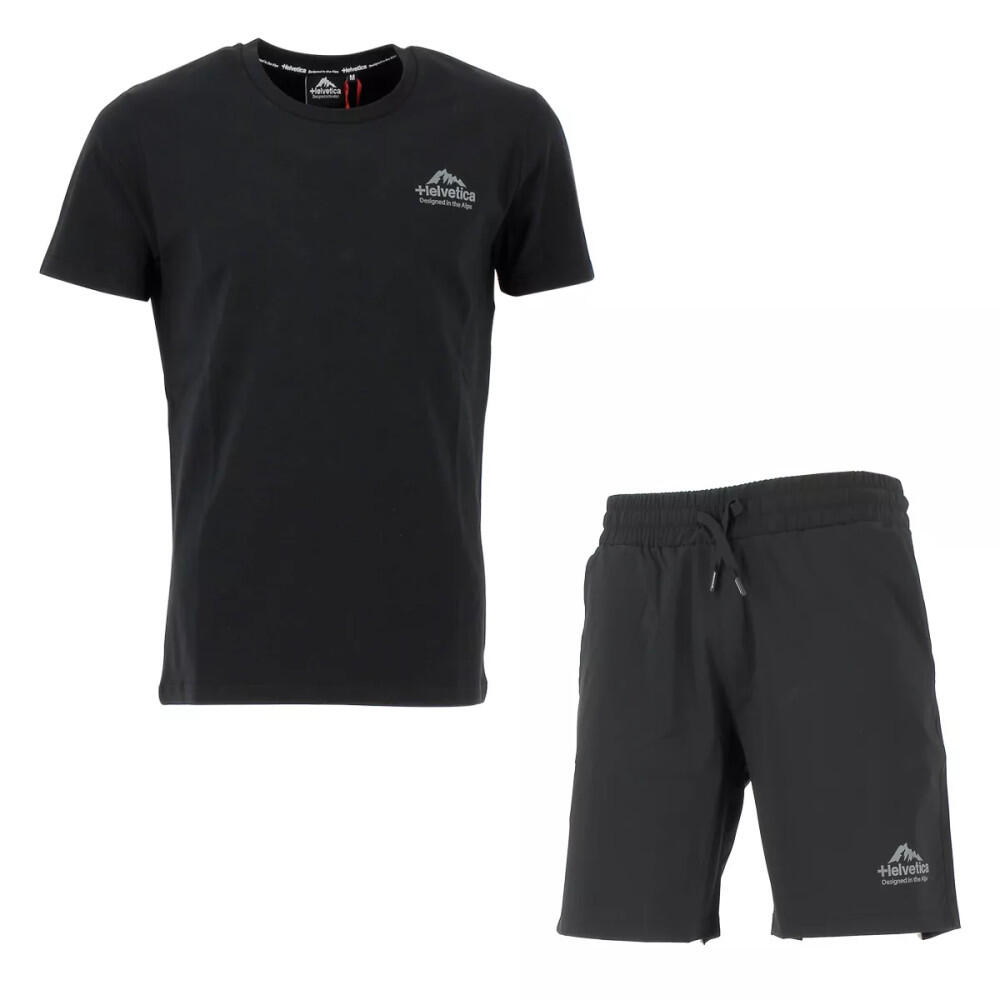 Ensemble Short Tee shirt Helvetica 40 BILCON