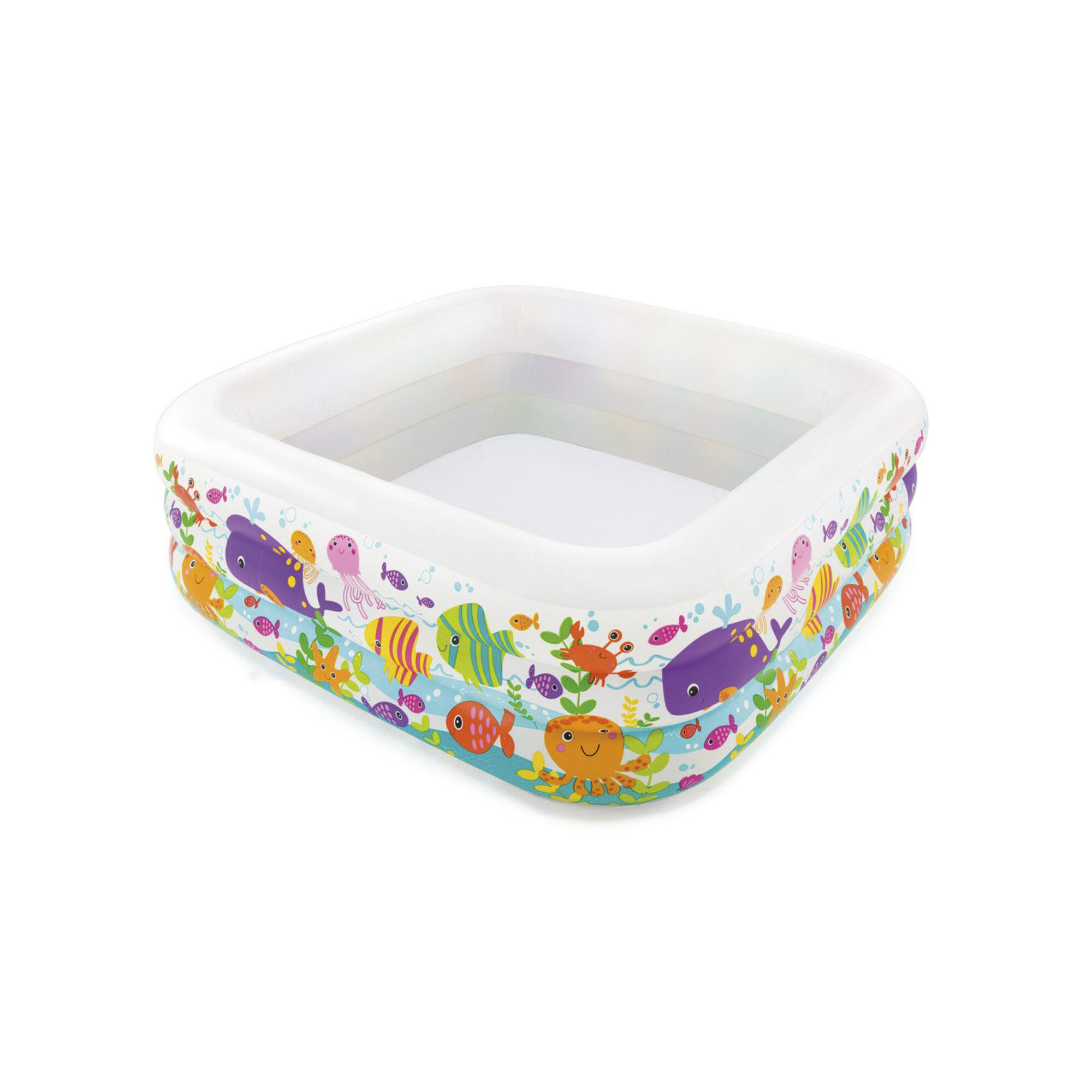 INTEX Intex 57471NP - Piscina Acquario, Colori Assortiti, 159x159x50 cm