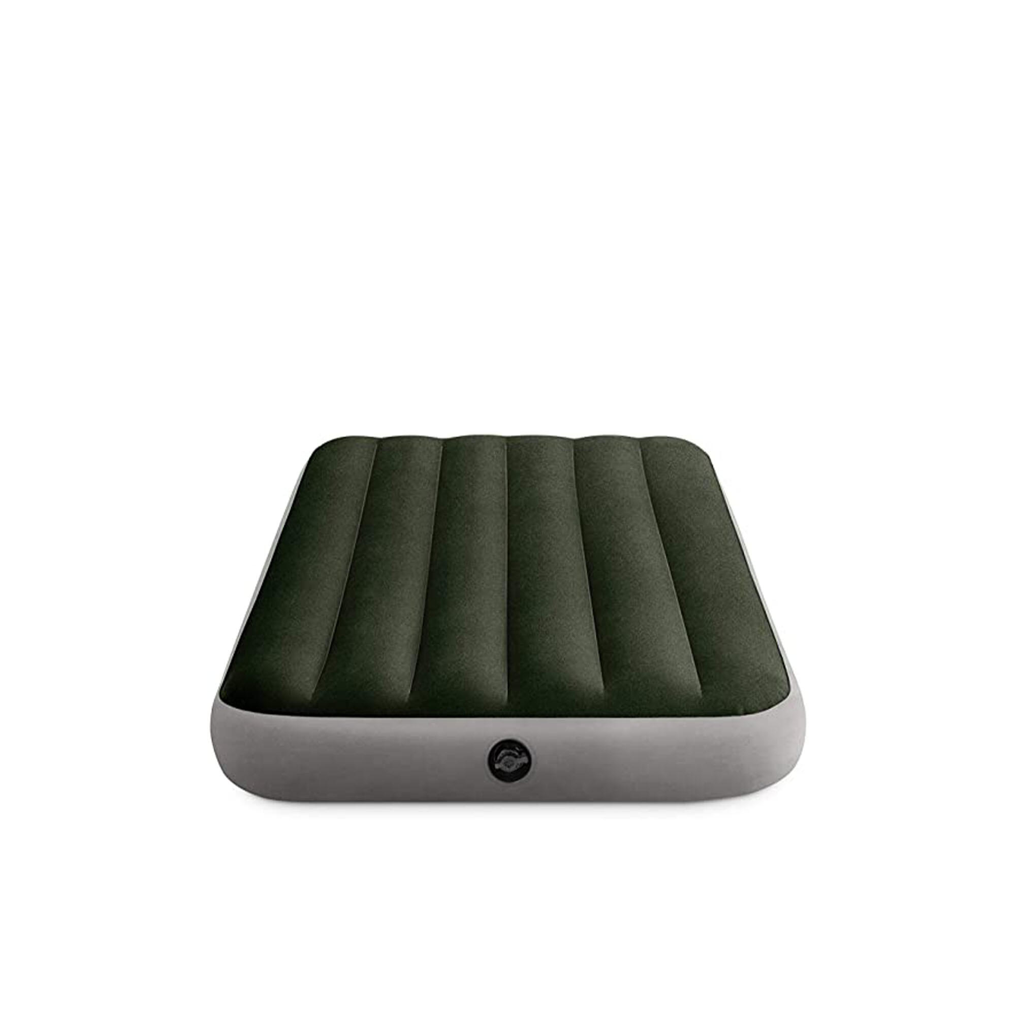 INTEX Nafukovací matrace 64777 PRESTIGE DOWNY TWIN + PŘENOSNÁ PUMPA