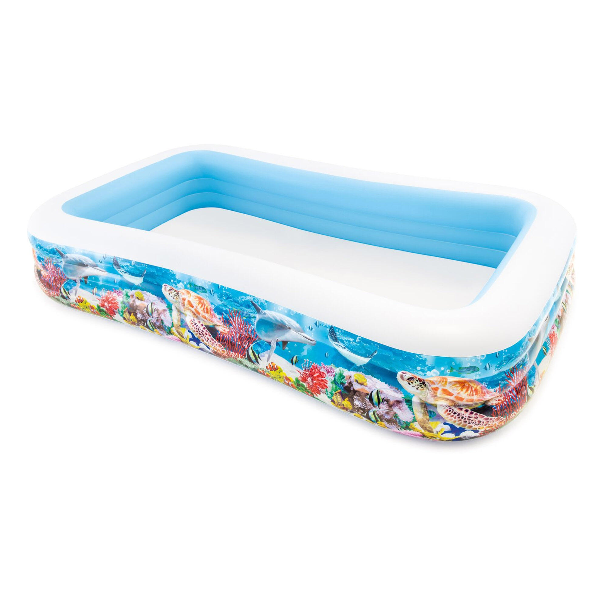 INTEX Intex 58485NP - Piscina Gonfiabile Swim Center Pesci, 305x183x56 cm