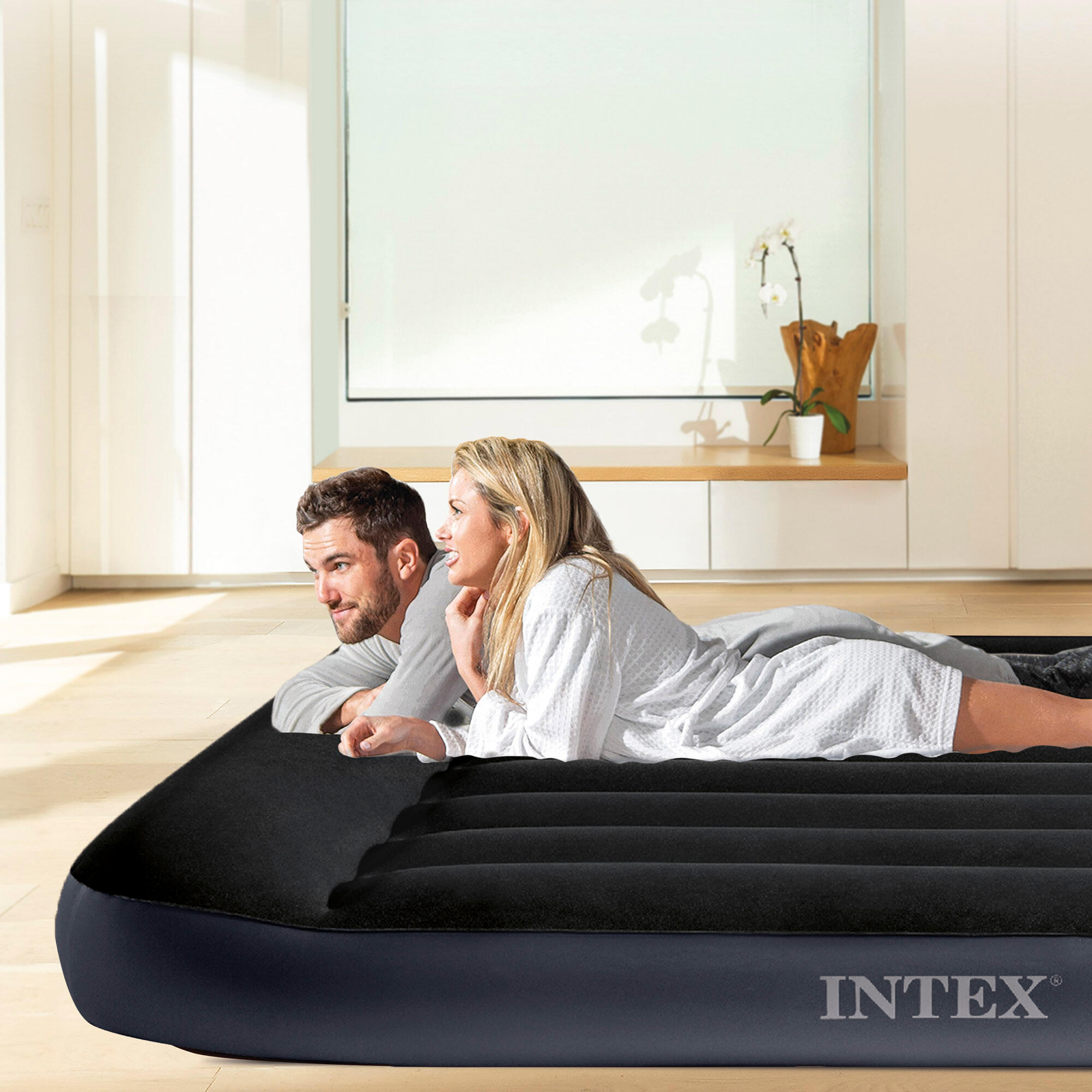 Intex 64148ND - Materasso Pillow Rest Autogonfiante, 137x191x25 cm 6/7