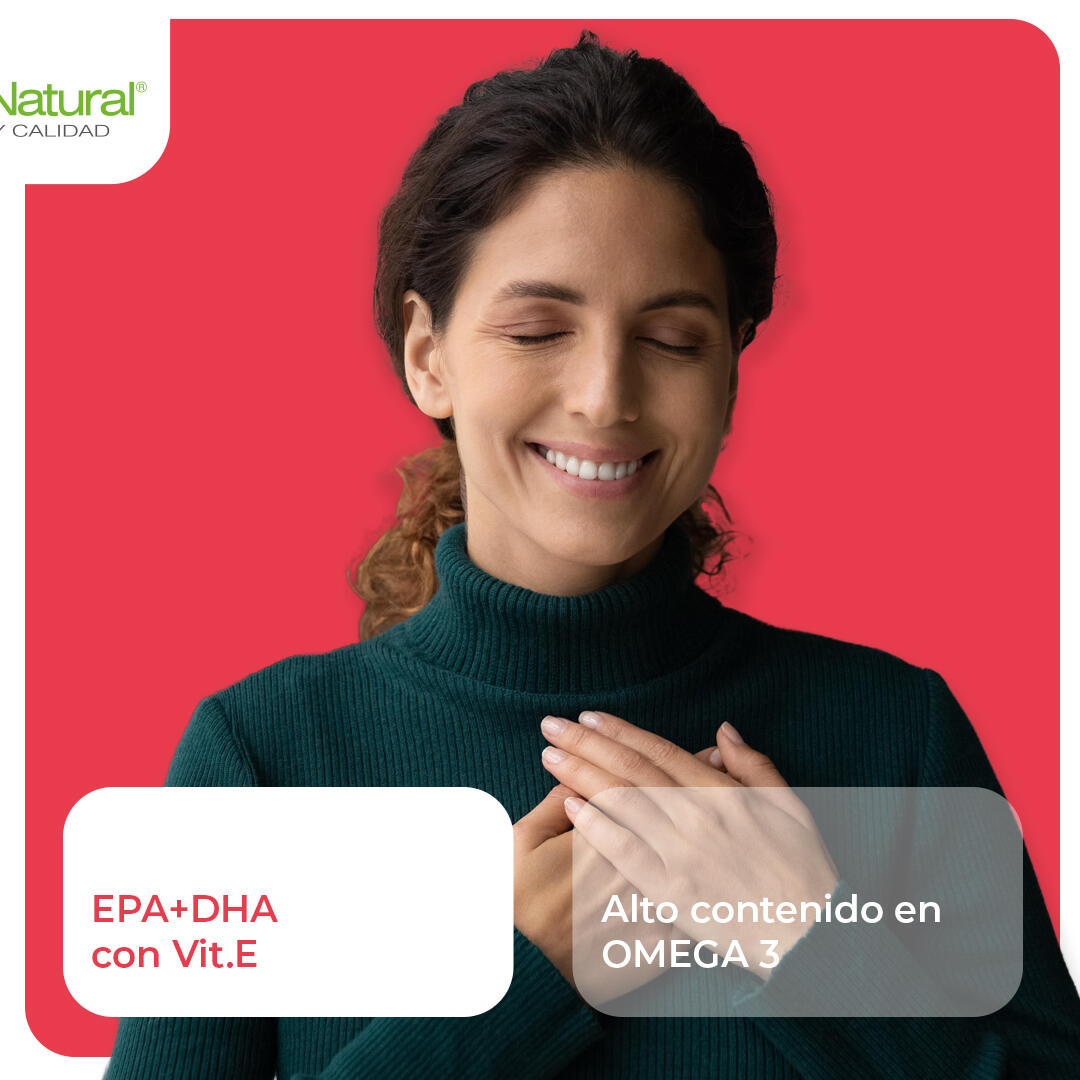 Bonalín EPA+DHA Omega 3 Alta Concentración para Corazón, Mente y Vista 30 perlas 2/5