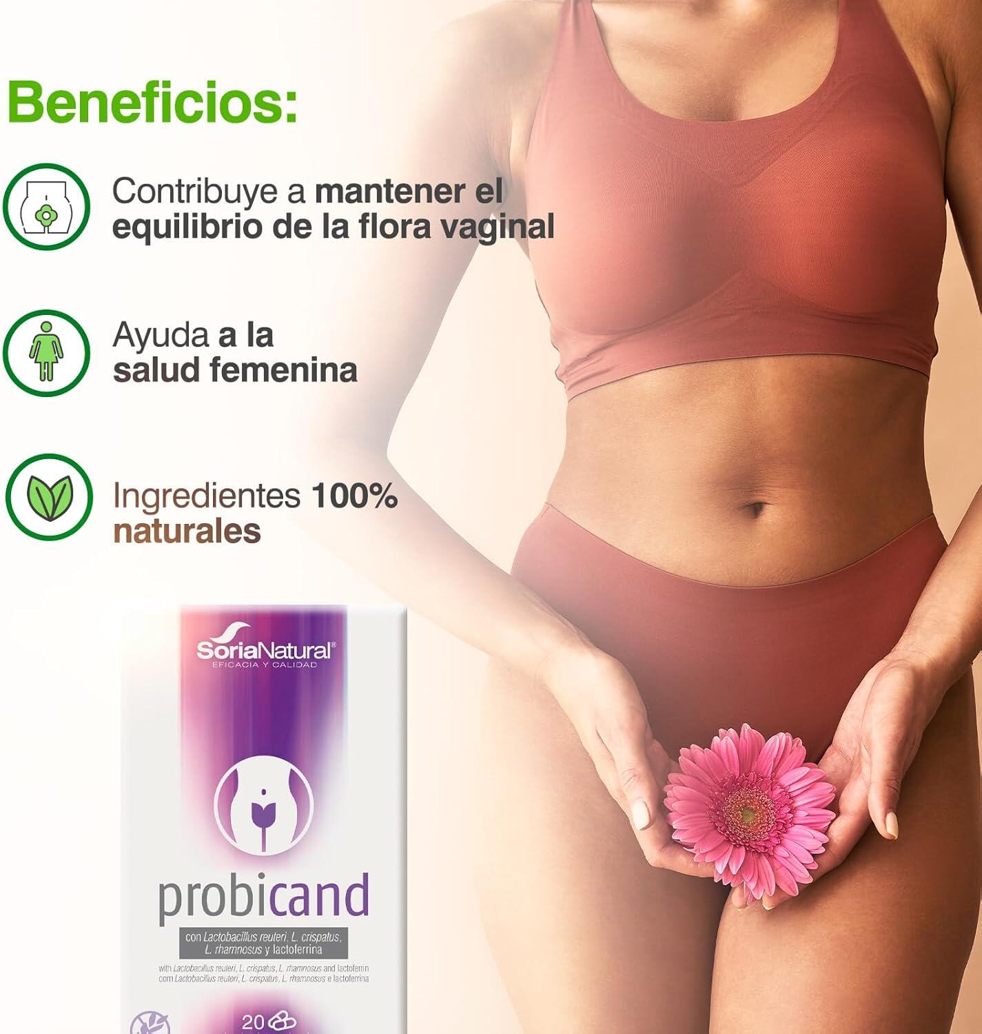 Probicand Flora Íntima con Probióticos, Inulina y Lactoferrina - 20 Caps. 4/7