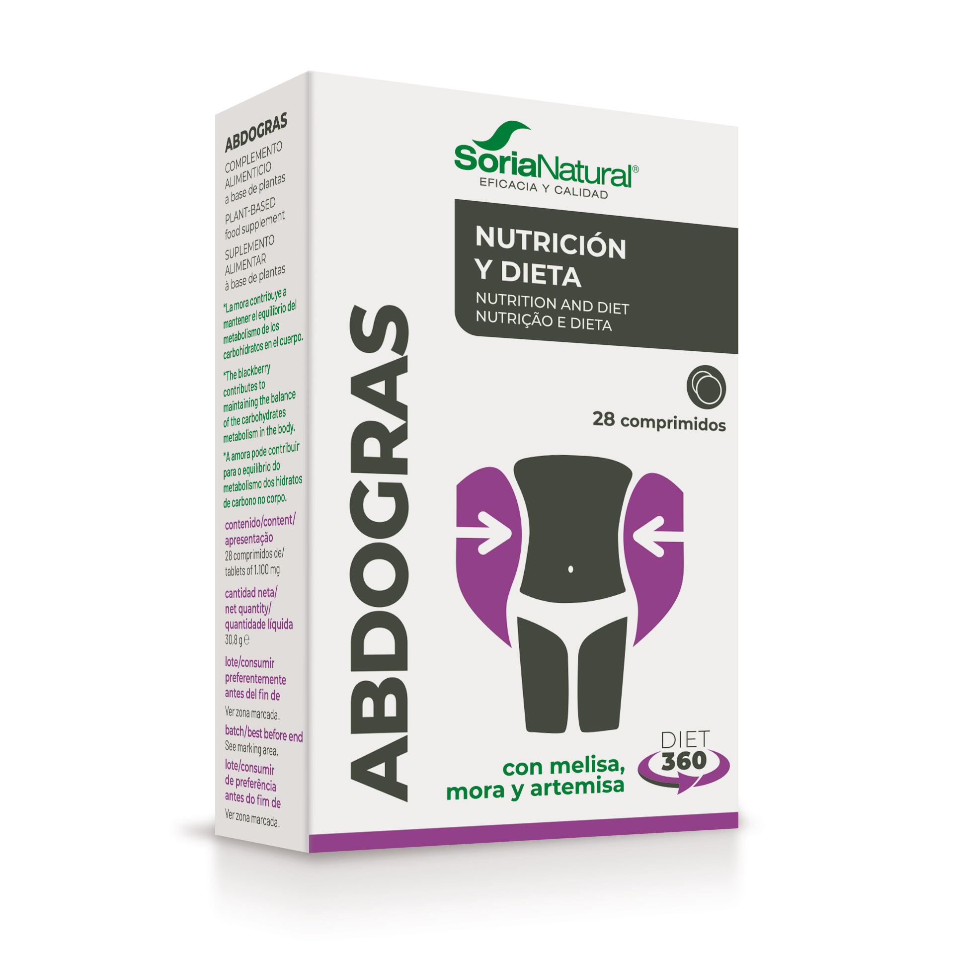 Abdográs Reductor Natural de Grasa Abdominal y Visceral - 28 Comprimidos 2/6