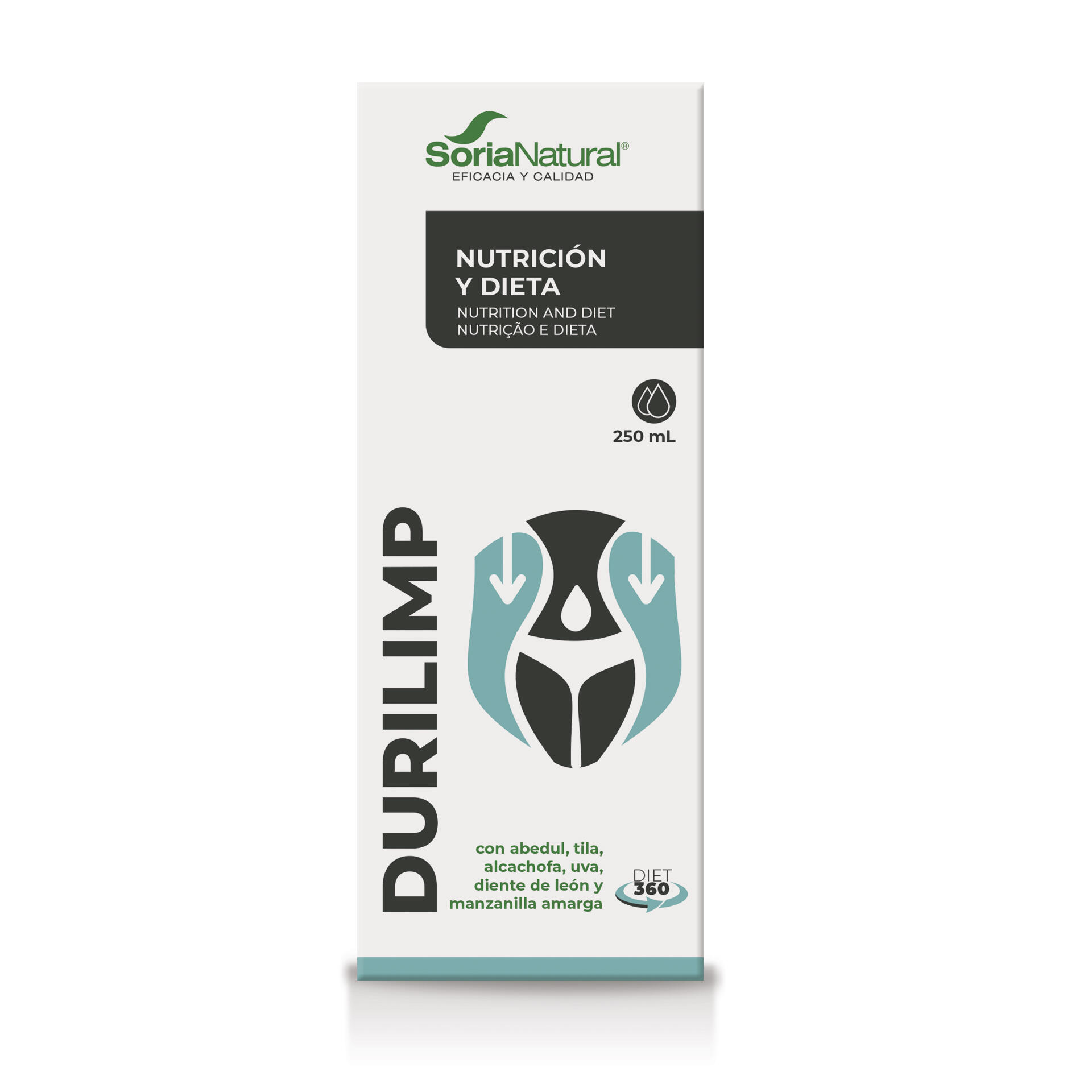 Durilimp Drenante Detox con Alcachofa, Diente de León y Uva - 250 ml 3/6