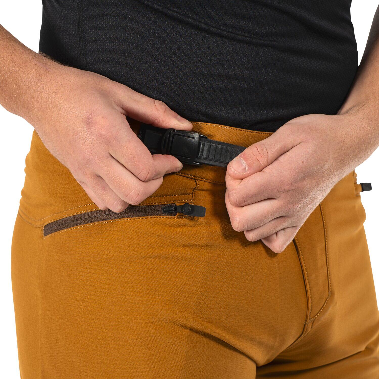 Pantaloni MTB lunghi Gravity 4.0 leggeri e ventilati Marrone Uomo 5/7