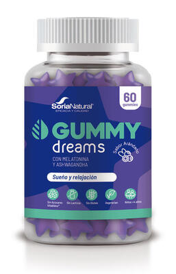 Gummy Dreams Gominolas con Melatonina y Ashwagandha para Dormir Mejor