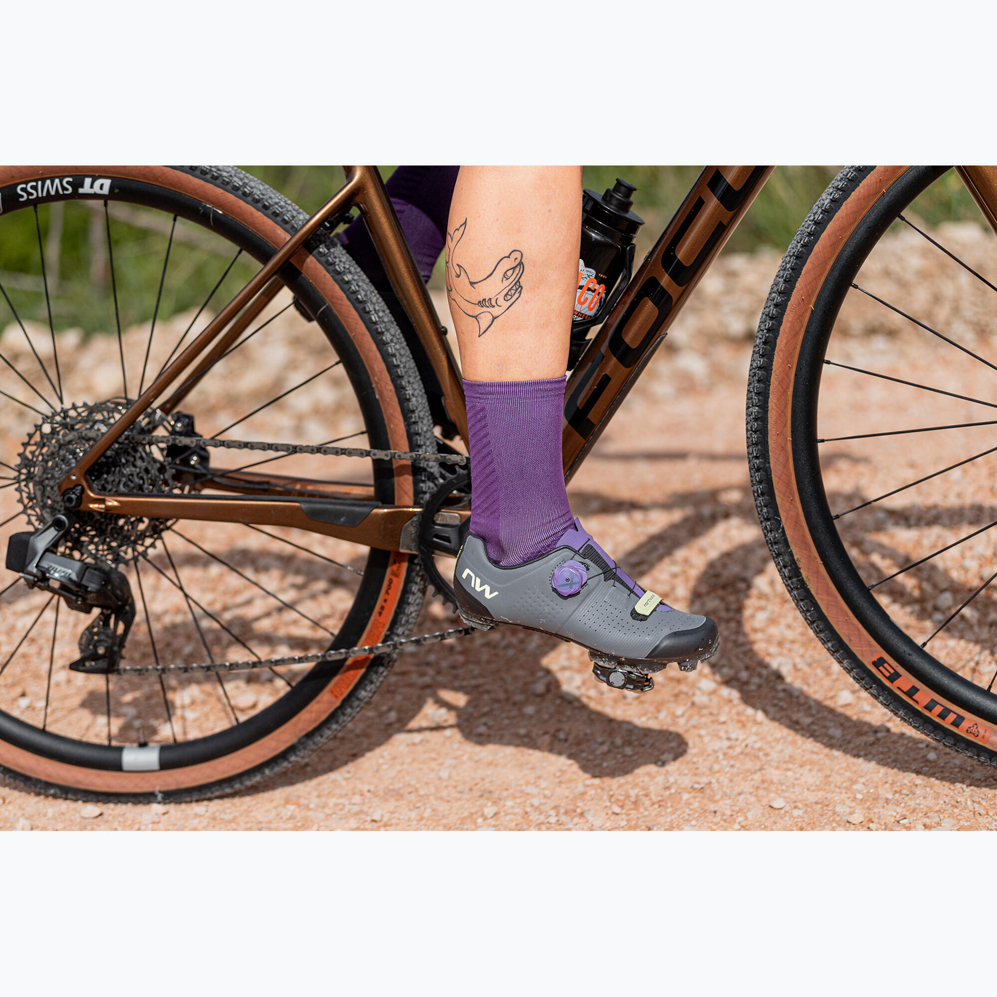 Northwave Razer MTB-Schuhe Grau/Violett Women 5/5