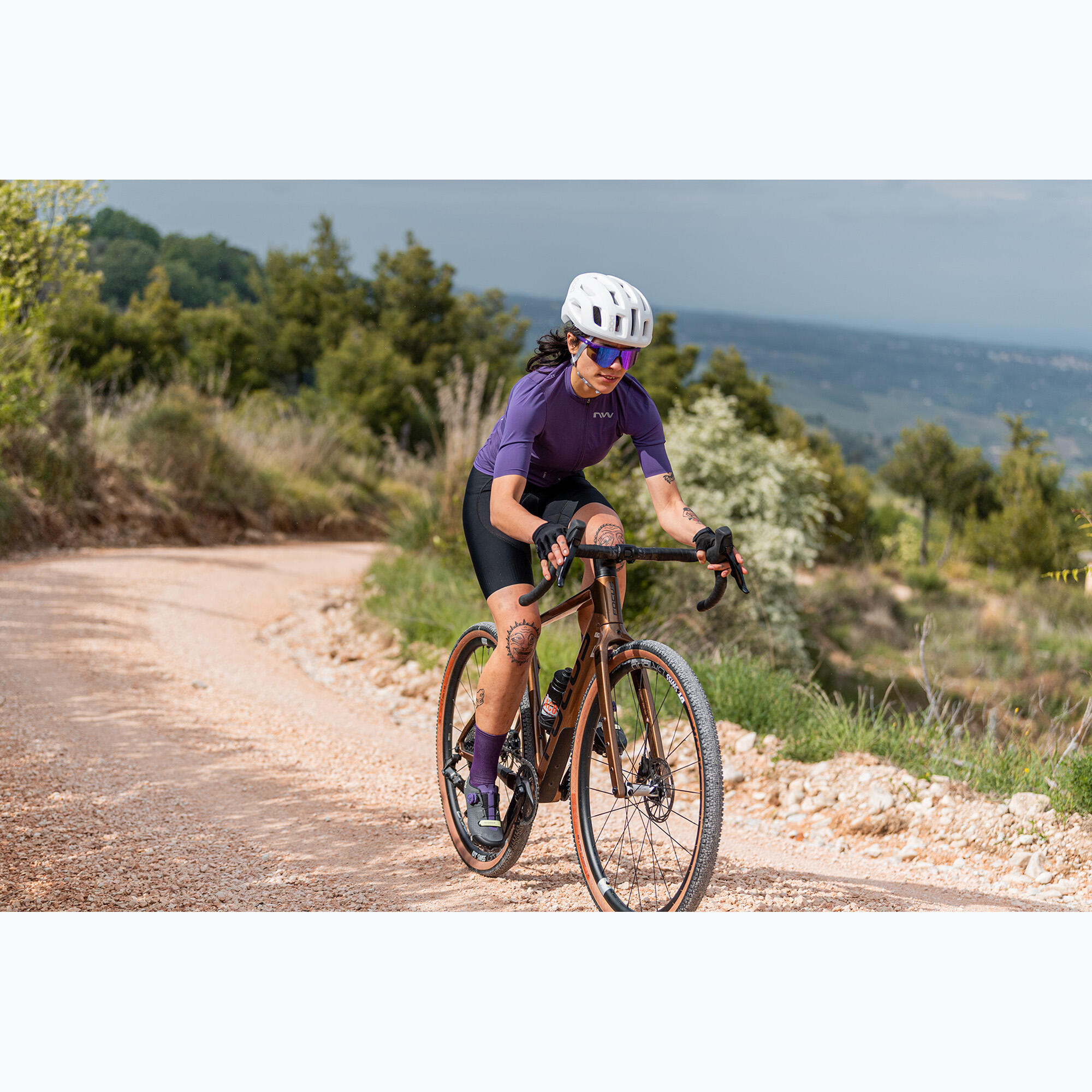 Northwave Razer MTB-Schuhe Grau/Violett Women 4/5