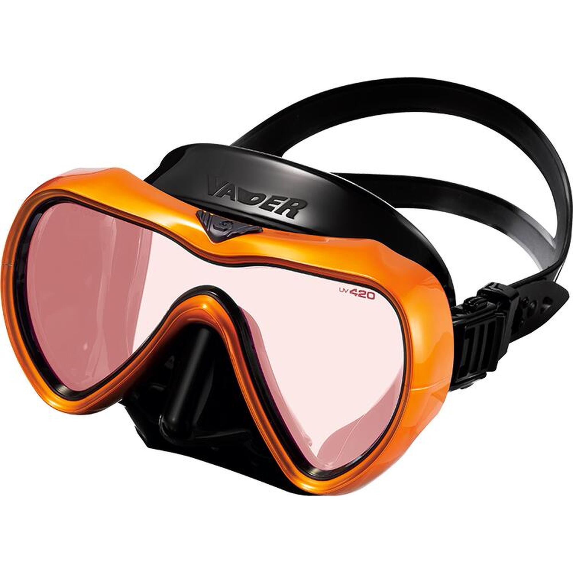 GULL - GULL VADER ヴェイダーUV420 Gull Snorkel Mask (Vader 420UV) (EVN Red/Black Silicon
