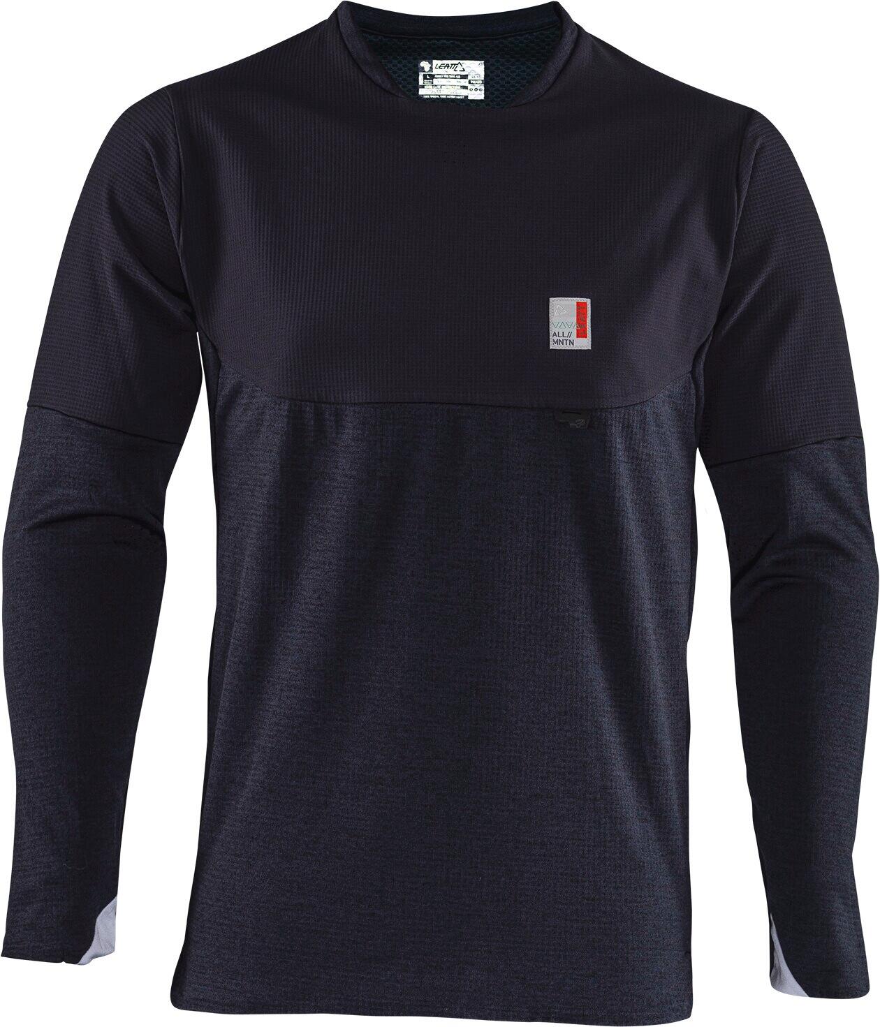 Maillot VTT AllMountain 5.0 avec coudes renforcés Brush Guard noir homme 2/7