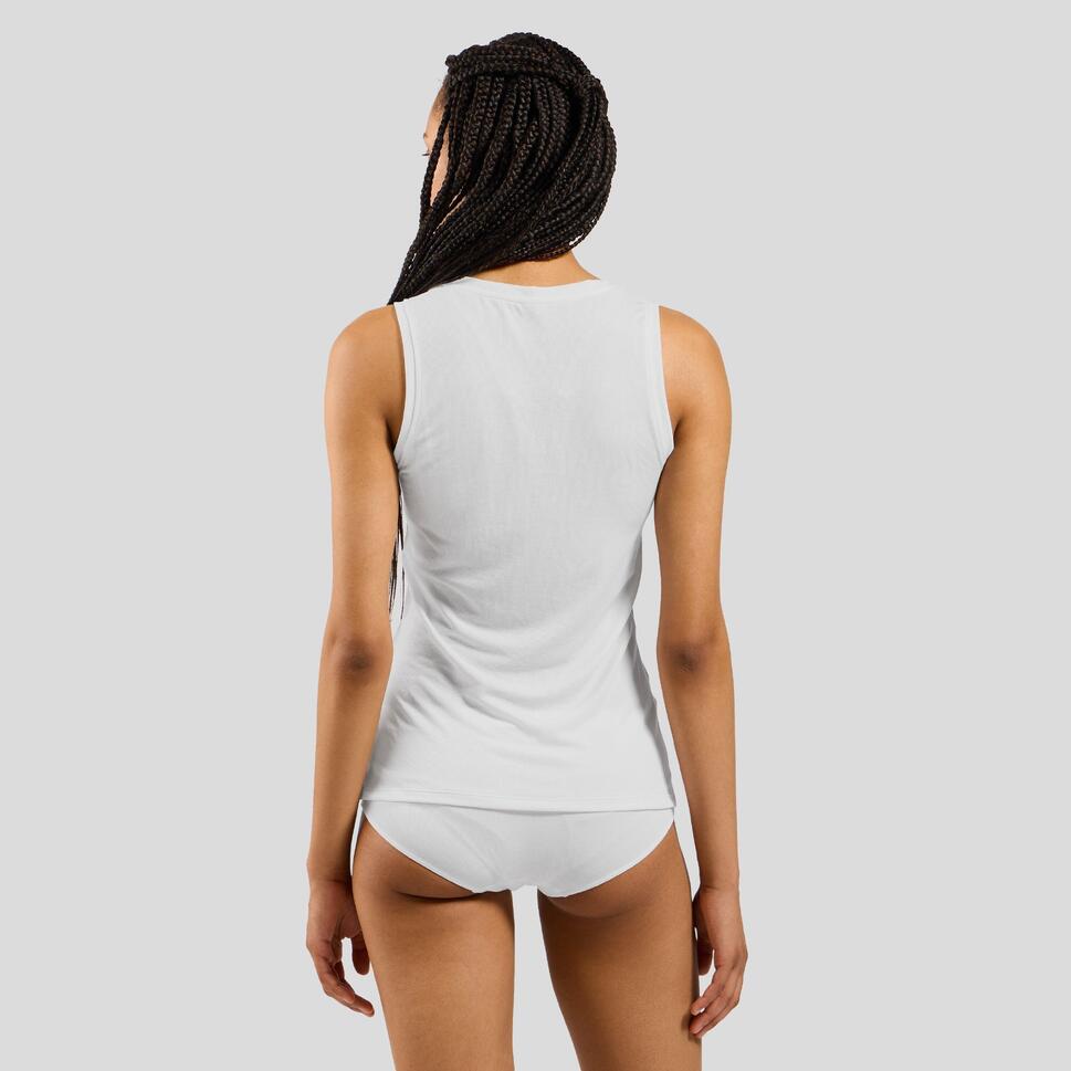 Koszulka sportowa damska Odlo BL TOP v-neck singlet ACTIVE F-DRY LIGHT