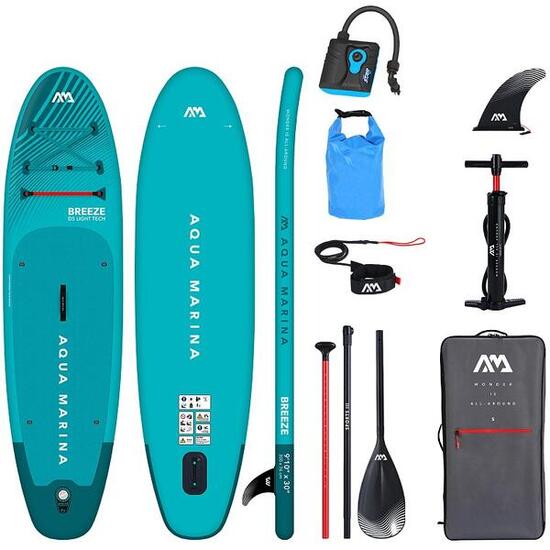 Set Pompa Elettrica SUP Aqua Marina Breeze 9'10 Blue - SUP Gonfiabile