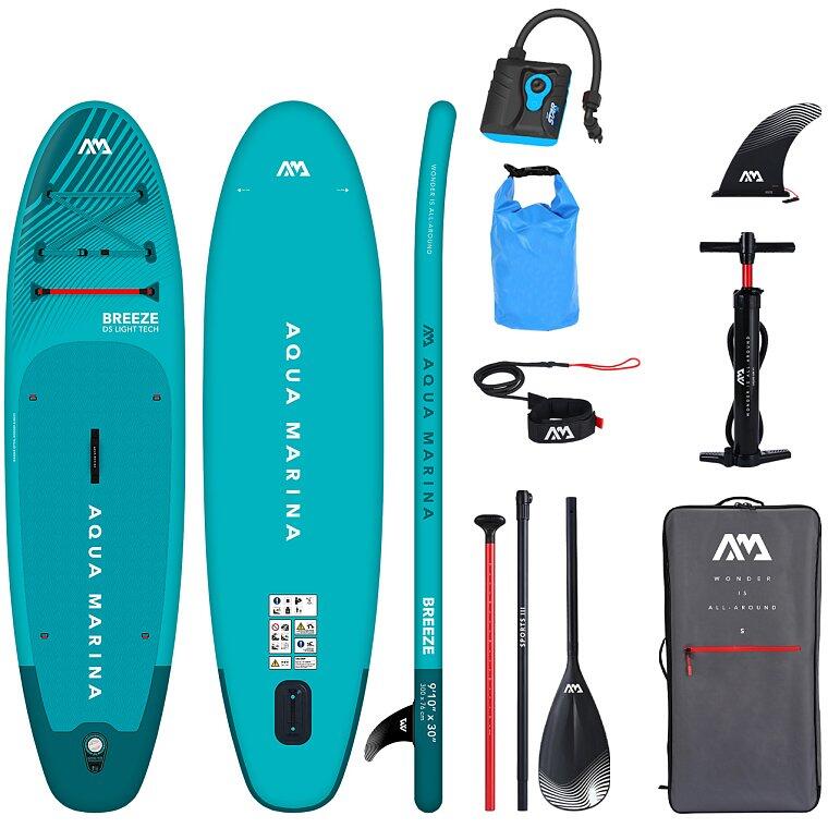 Deska SUP unisex Aqua Marina Breeze 9’10 Summer pompka elektr wodoodporna torba