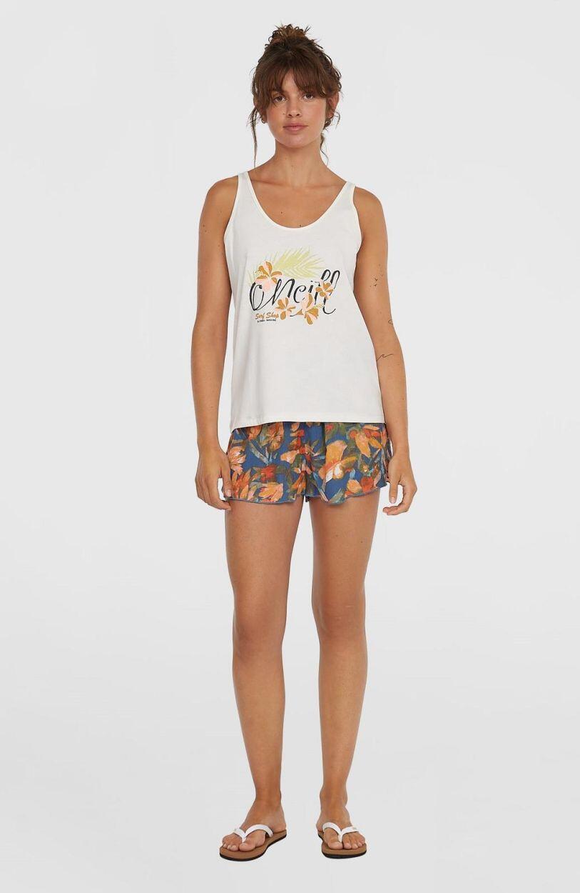 O'NEILL O'neill Shorts JOHNNY SMOCKED WAIST SHORTS DAMES Blue Painted Tropics 4/7