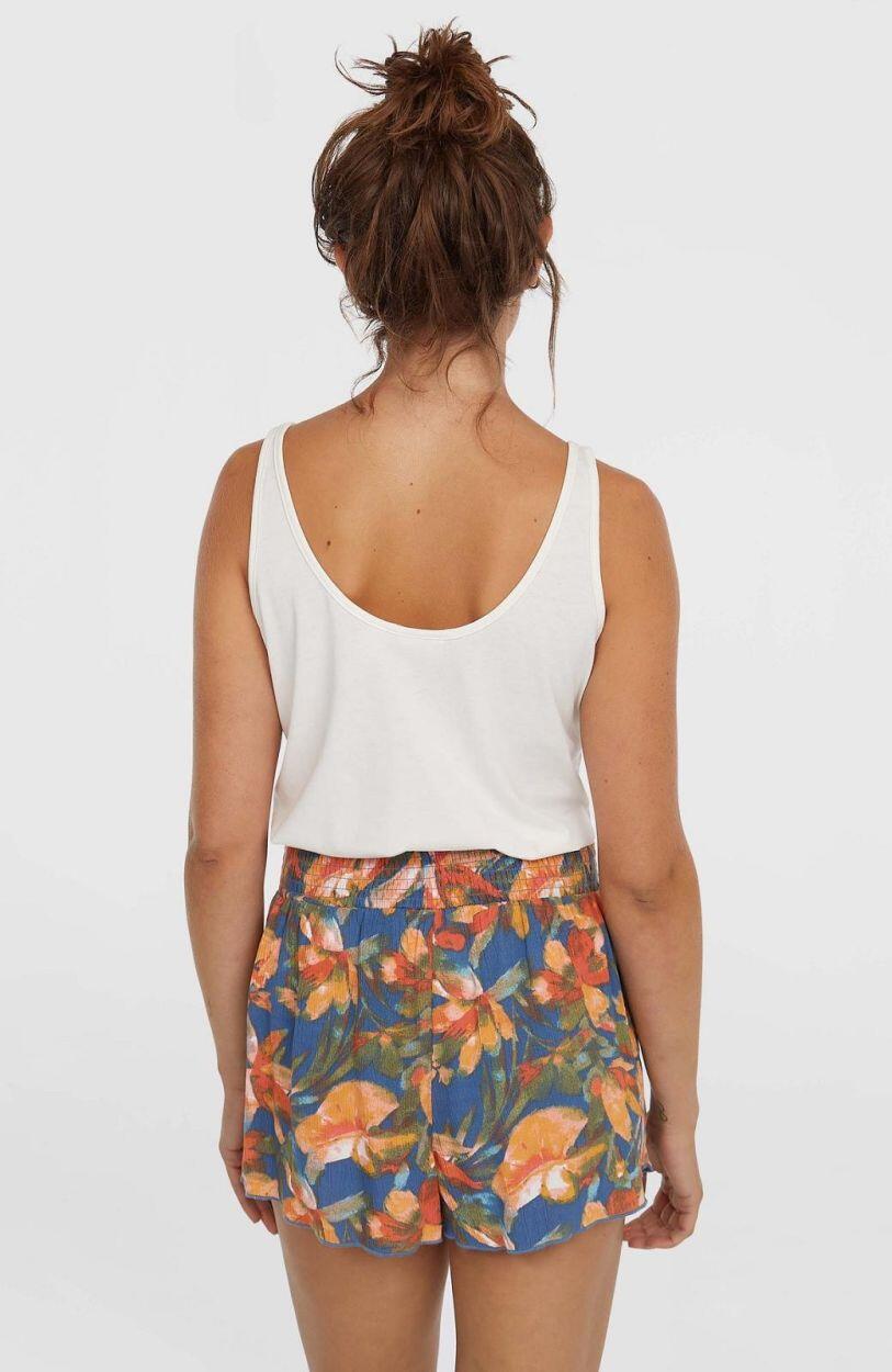 O'NEILL O'neill Shorts JOHNNY SMOCKED WAIST SHORTS DAMES Blue Painted Tropics 3/7