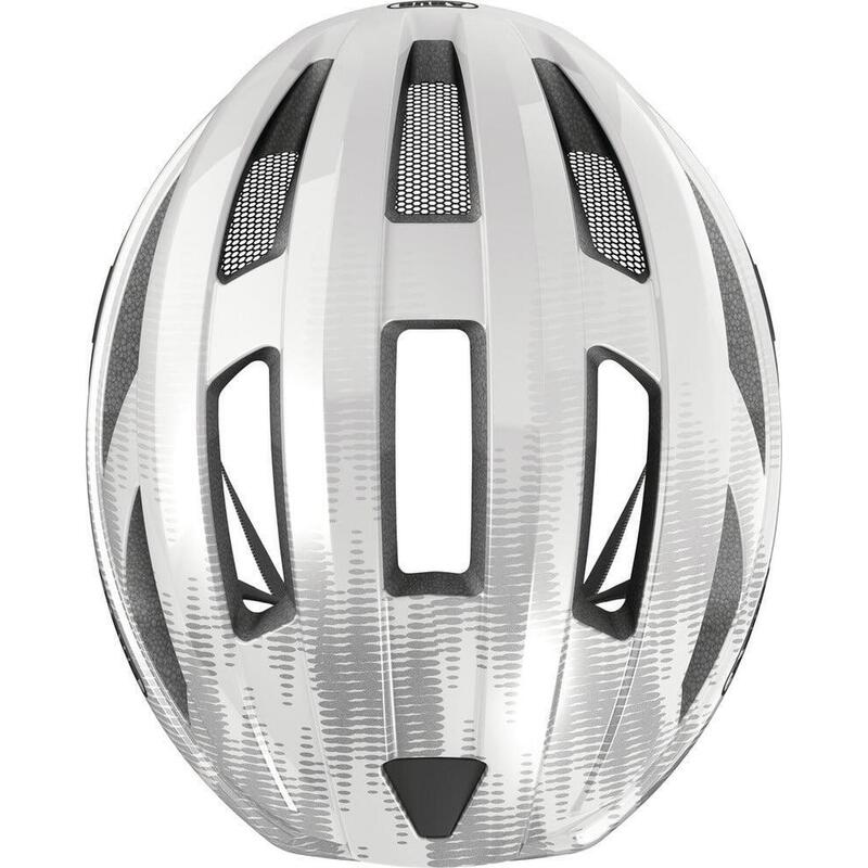 ABUS Wyścigowy kask rowerowy „Macator”, srebrny