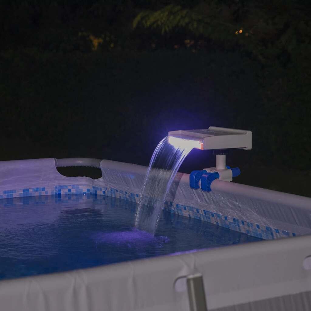 Cascada para Piscinas Tubulares Bestway con Luz LED 34x24x32 cm 7/7