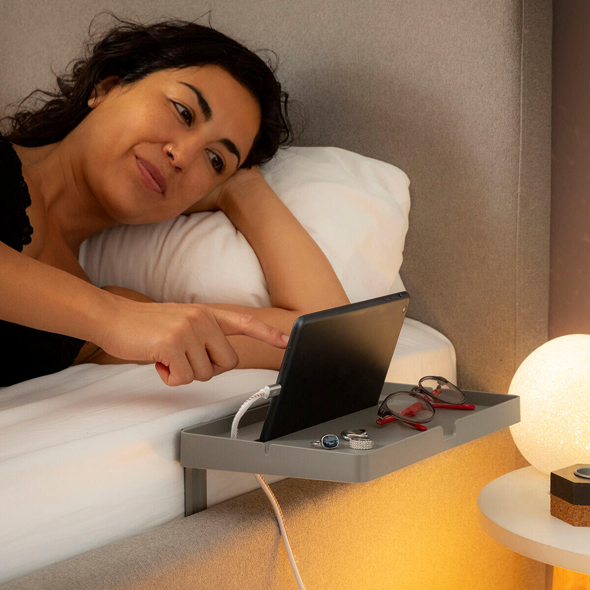 Estante para Cama Universal InnovaGoods ABS 5/5