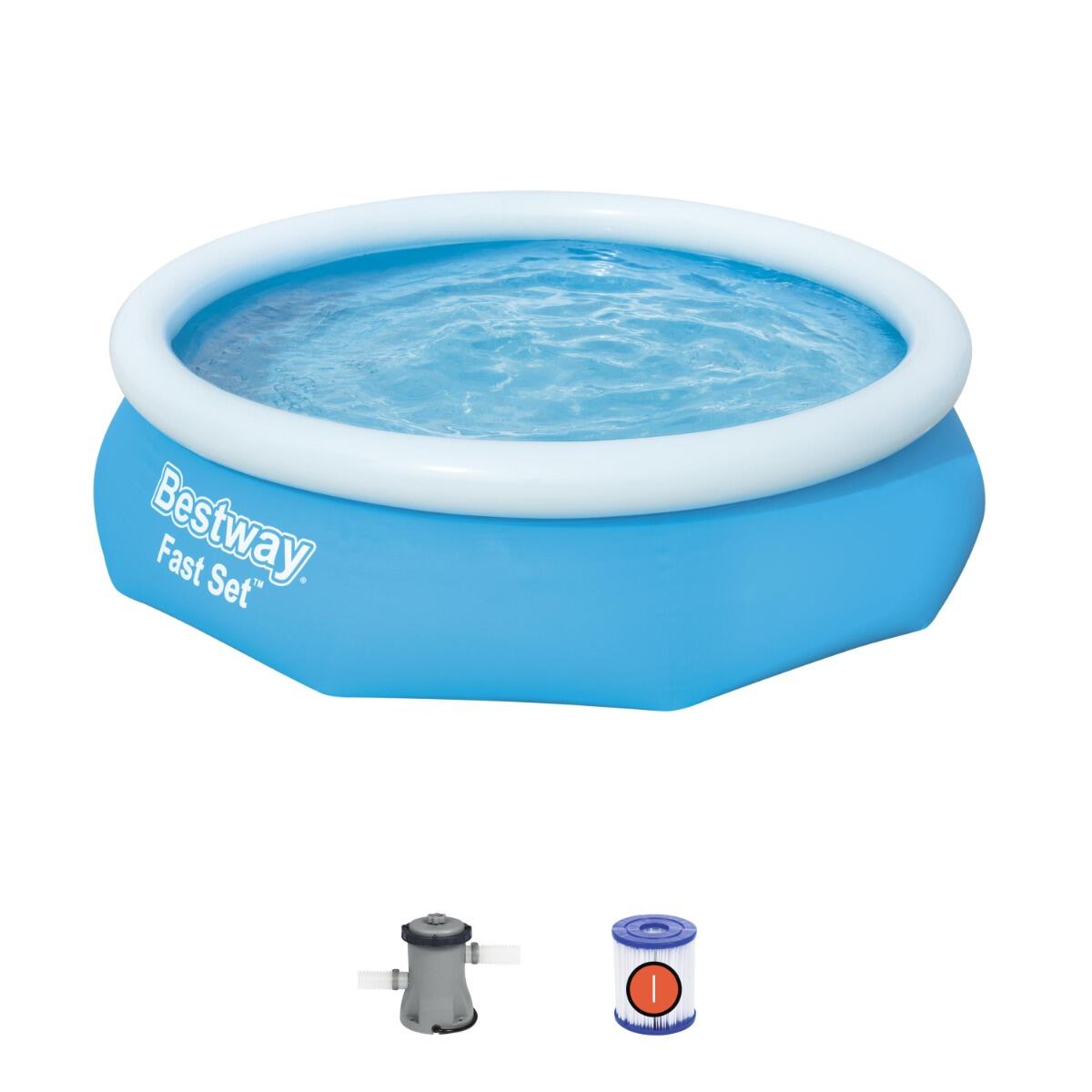 Ø 305 x 76 cm Bestway Fast Set Ronde Piscine avec pompe 6/6
