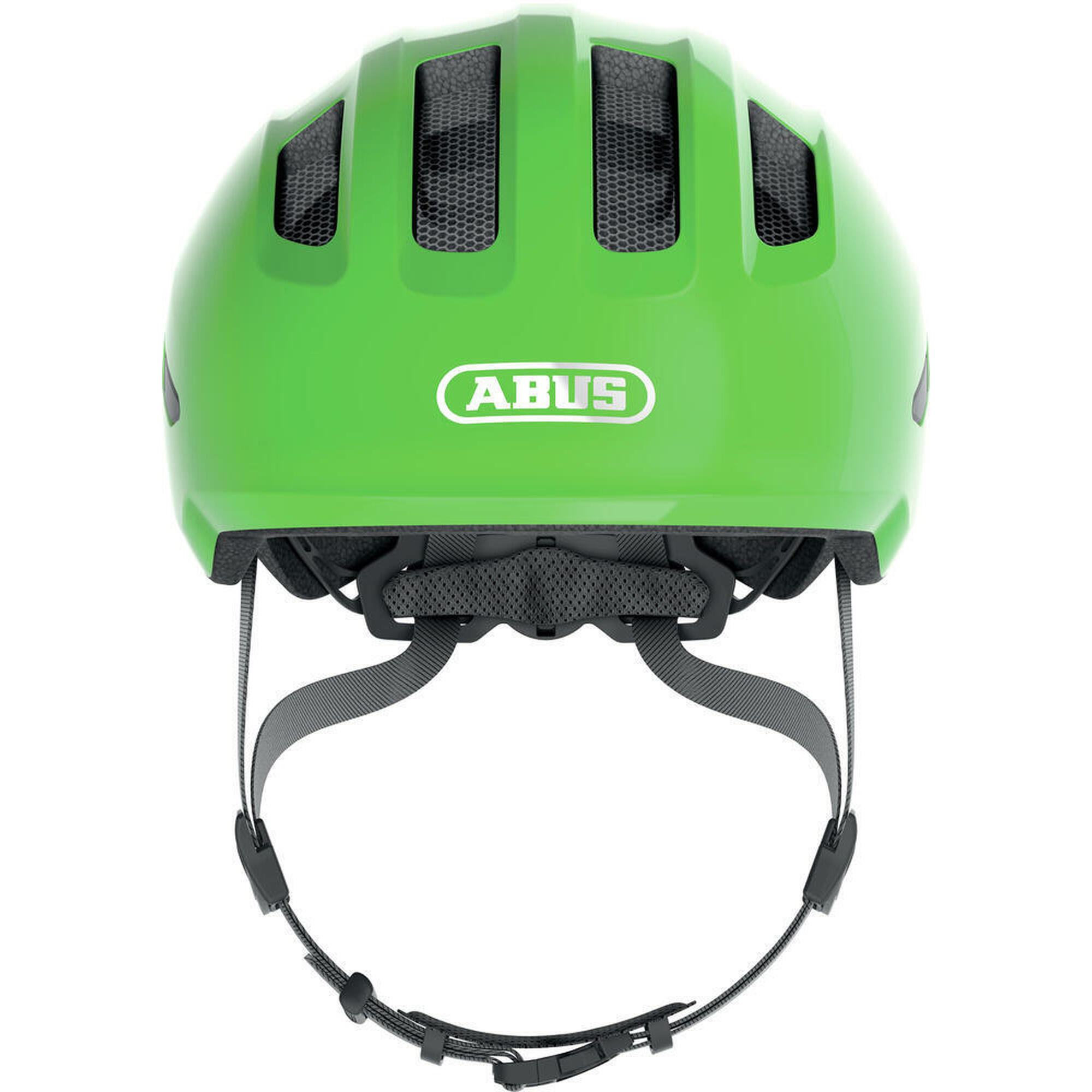 ABUS Dziecięcy kask rekreacyjny „Smiley 3.0” błyszczący zielony
