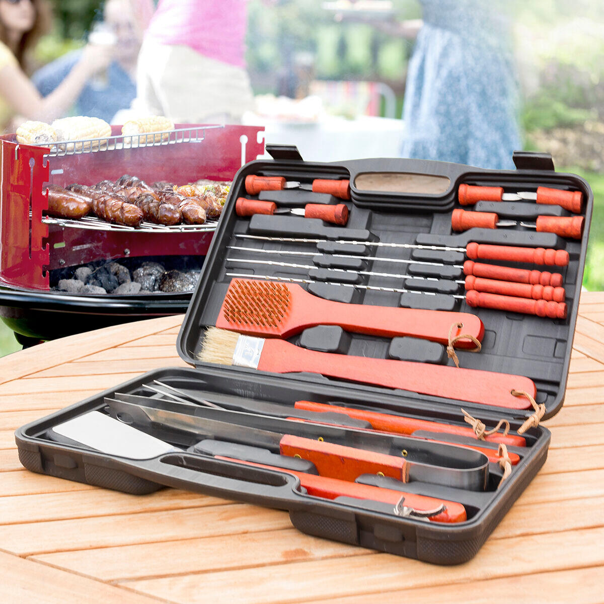 Maletín Barbacoa InnovaGoods 40 x 27 x 6 cm 2/5