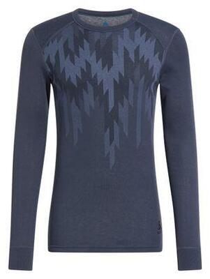 Base layer odlo active warm print blauw
