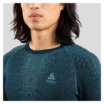 Maillot Manches Longues Odlo Blackcomb Bleu nuit Homme 3/6