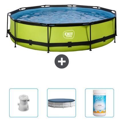 Piscine Ronde - 300x76 cm + Accessoires CB87