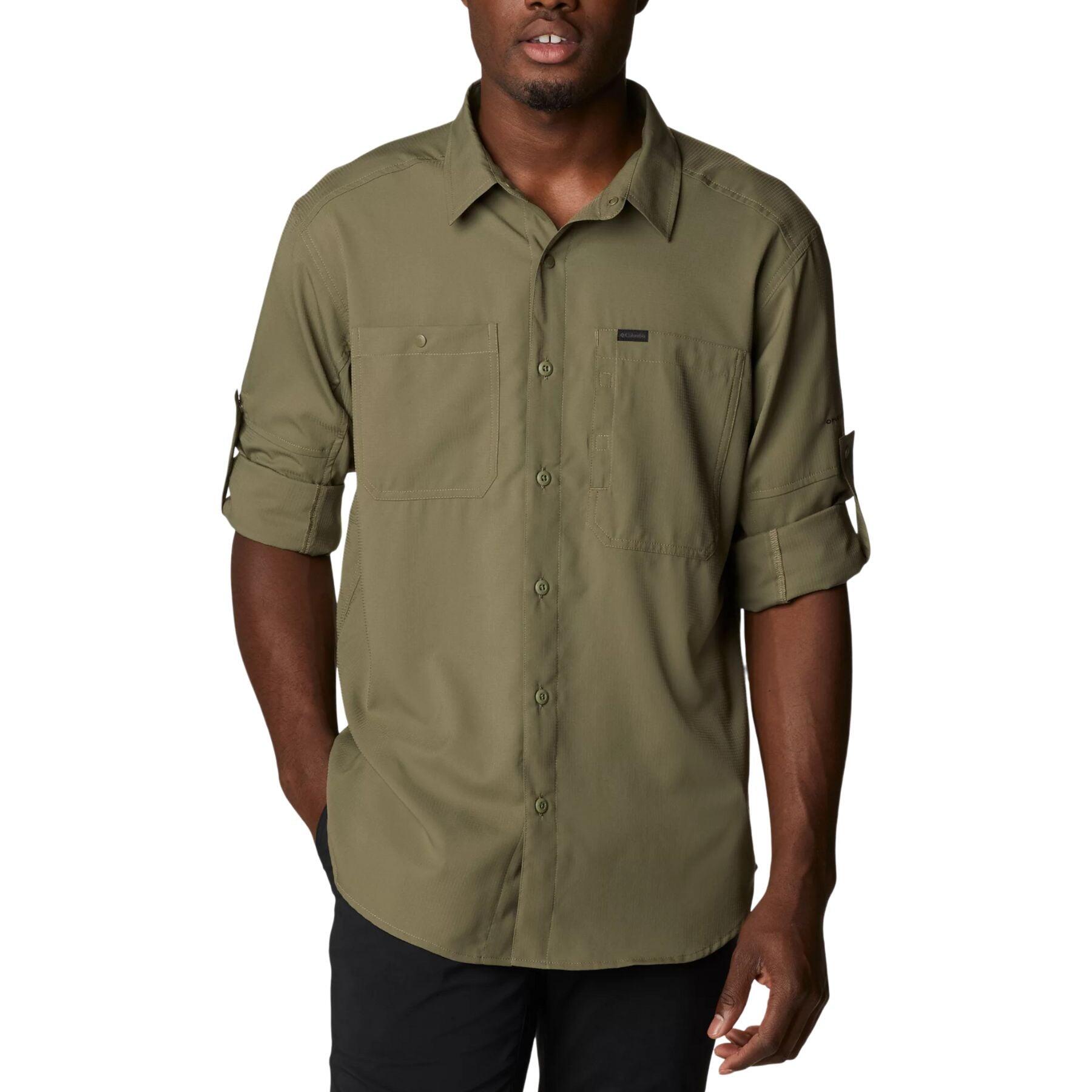 Felpa Columbia Silver Ridge Uomo Verde 2/7