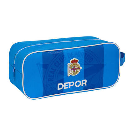 Schuhtasche für die Reise R. C. Deportivo de La Coruña Blau