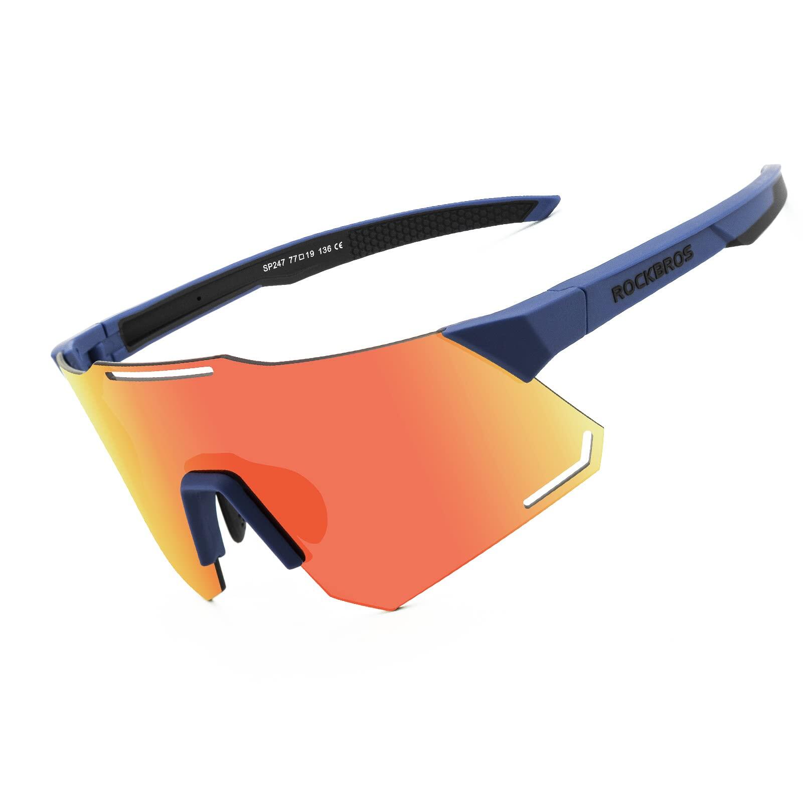 Rockbros - Rockbros Lunettes De Soleil Polarisées, Lunettes De Vélo Pour Hommes Femmes - Lunettes De Soleil - No Size - Decathlon