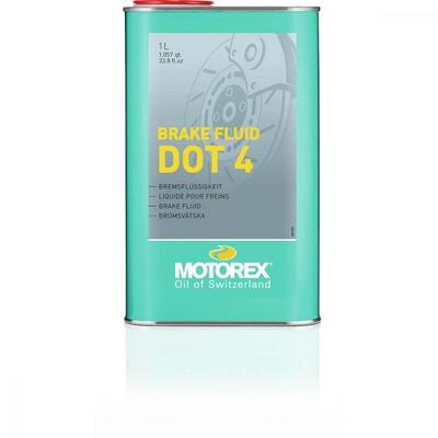 Motorex Bremsflüssigkeit DOT 4. 1 Liter Metallkanister. Nasssiedepunkt >165&#...