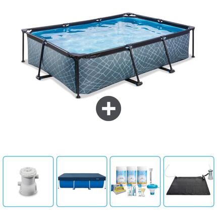 Piscine Rectangulaire - 300x200x65 cm + Accessoires CB4