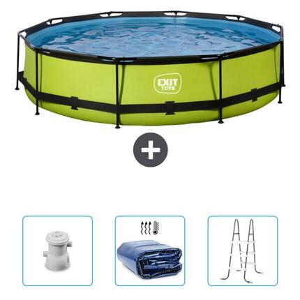 Piscine Ronde - 360x76 cm + Accessoires CB95