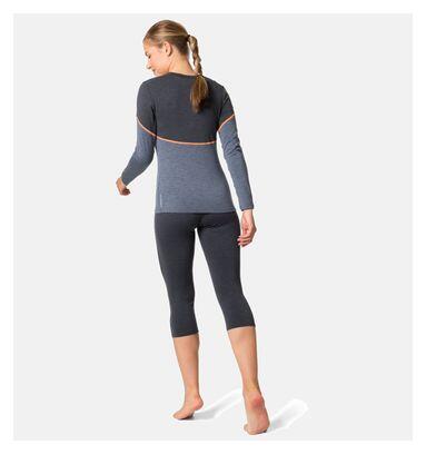 Base Layer Femme Odlo Revelstoke Performance Wool Warm Gris/Bleu 7/7