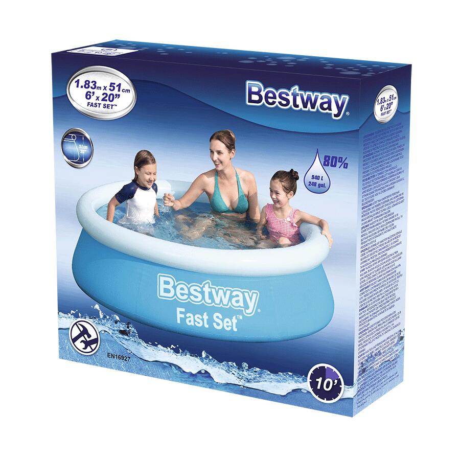 Bestway Fast Set zwembad 183x51 cm 4/7