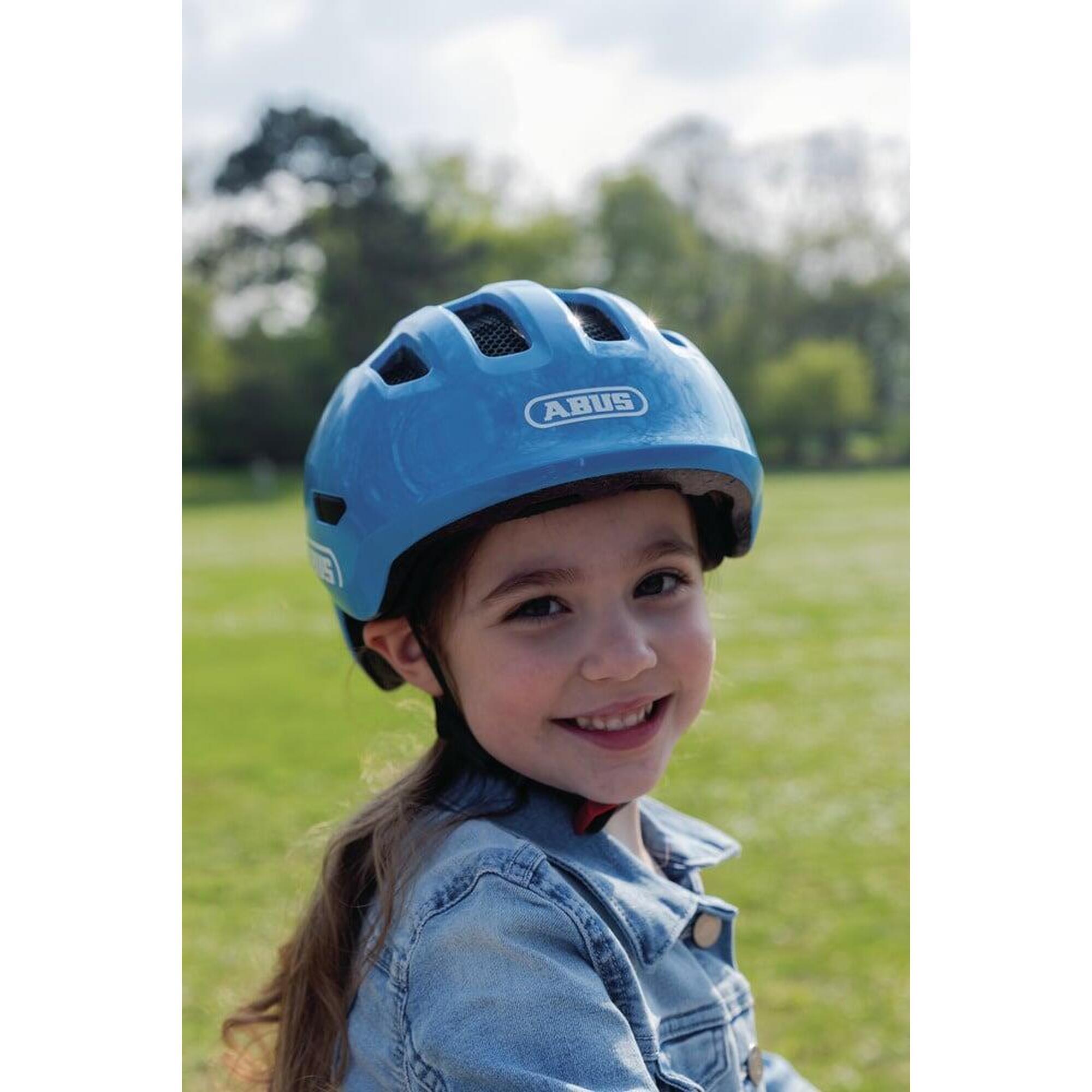 Kask Rowerowy Smiley 3.0 Błyszczący Niebieski M 50-55 Cm