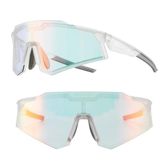ROCKBROS Lunettes Photochromique de Cyclisme Lunettes de VTT Respirant HD UV400