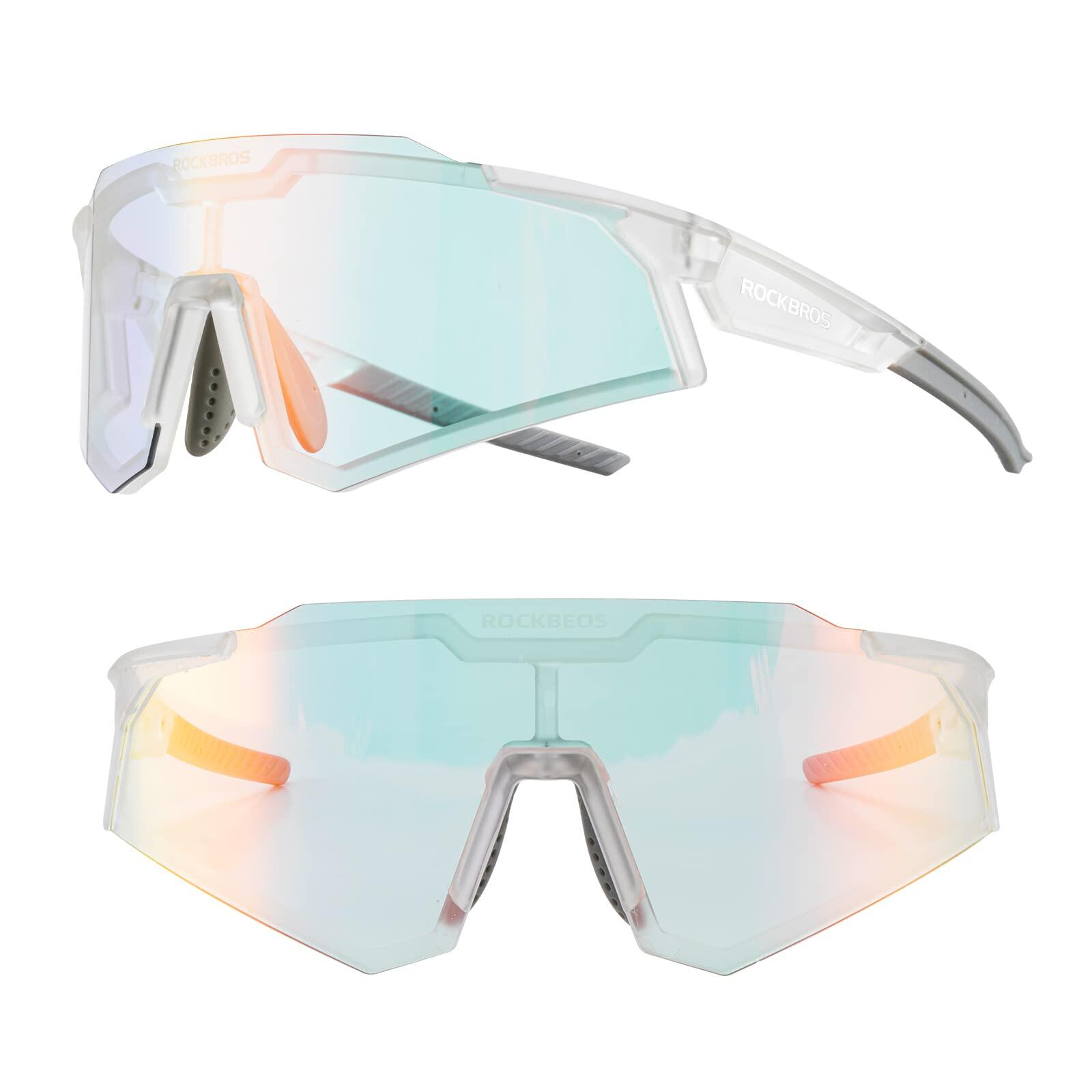 Rockbros - Rockbros Lunettes Photochromique De Cyclisme Lunettes De Vtt Respirant Hd Uv400 - Lunettes De Soleil - Gris - No Size - Decathlon