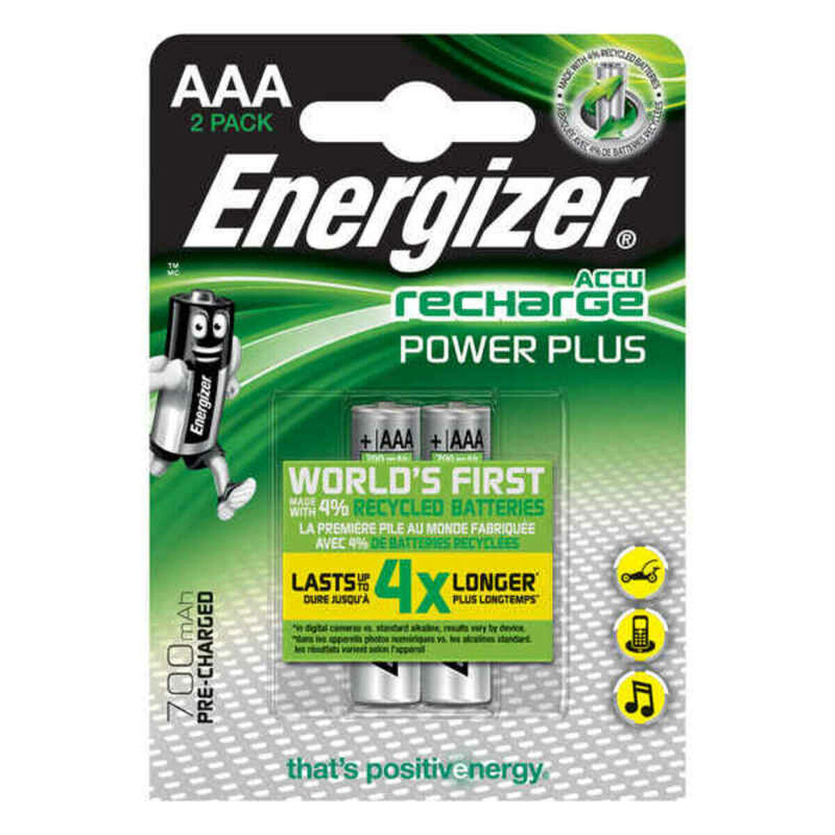 Energizer - Piles Rechargeables Energizer E300626500 - Pile - Multicolore - No Size - Decathlon
