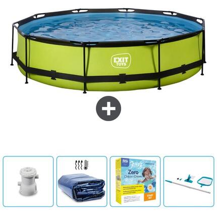 Piscine Ronde - 300x76 cm + Accessoires CB28