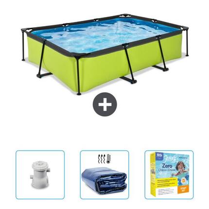 Piscine Rectangulaire - 300x200x65 cm + Accessoires CB70
