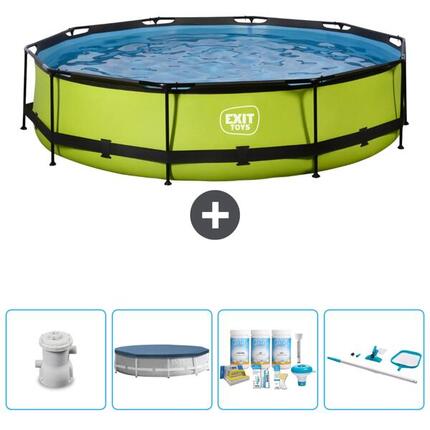 Piscine Ronde - 300x76 cm + Accessoires CB21