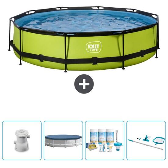 Piscine Ronde - 300x76 cm + Accessoires CB21